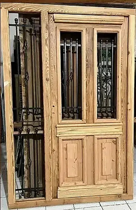Puerta 1 hoja con paño fijo
